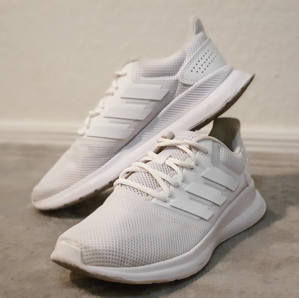 Women's Adidas Runfalcon (White)